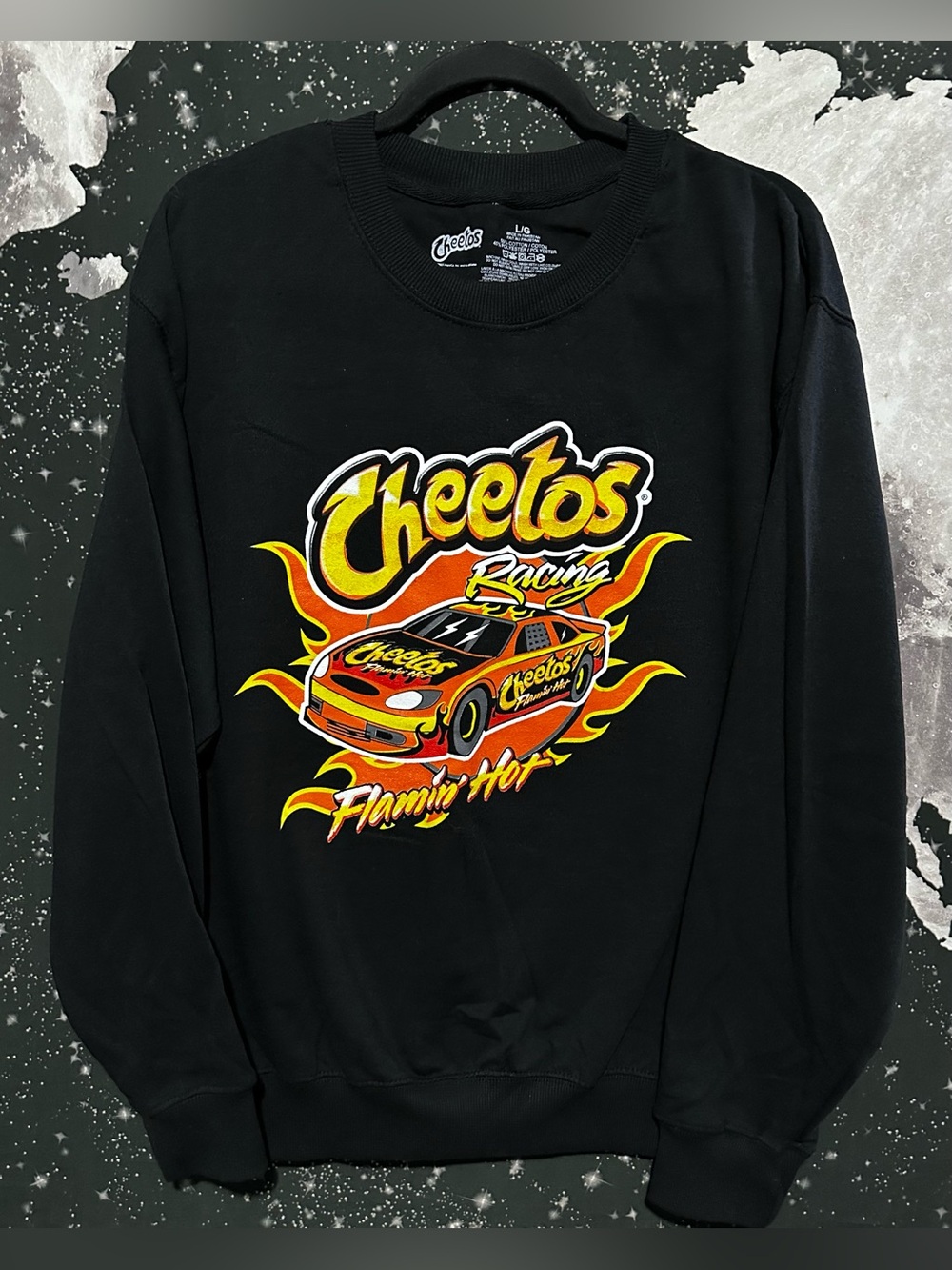 Cheetos Flamin’ Hot Racing Graphic Sweatshirt
